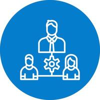 Team Management Minimal Interface Design Badge vector