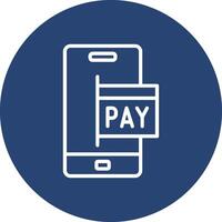 Payment Method Sharp Linear Design Mark vector