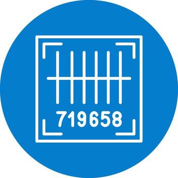 bar código elegante moderno forma símbolo vector