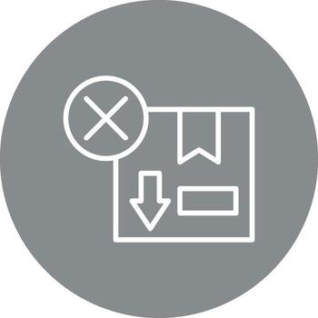 Cancel Wireframe Mobile App Design vector