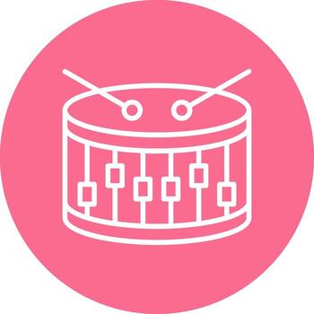 Drum Interactive User Interface Design vector