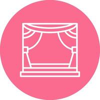Stage Mobile App UI Illustration vector