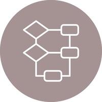 Flowchart Soft Pastel Color Graphic vector