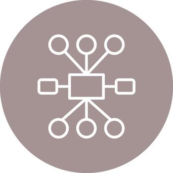 Hierarchy Pastel Toned Sketch Mark vector