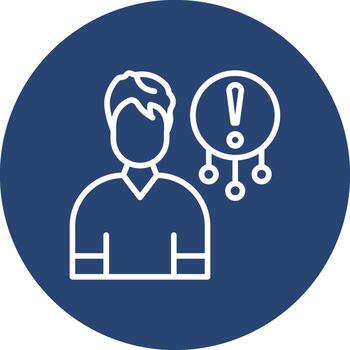 Human Error Code Based UI Symbol vector