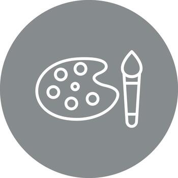 Color Palette Code Based UI Symbol vector