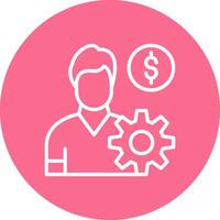 Management Vivid Color App Element vector