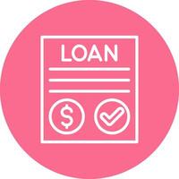 Loan Mobile App UI Illustration vector