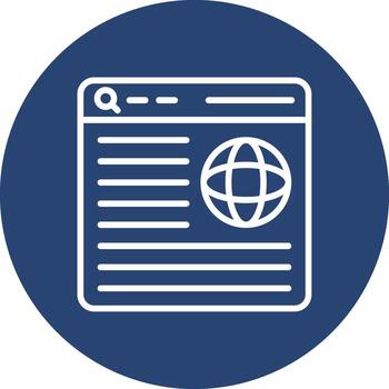 Web Browser Clean Frame Design Object vector