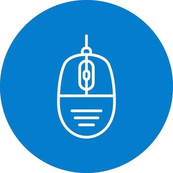 computadora ratón resumido lineal Arte diseño vector