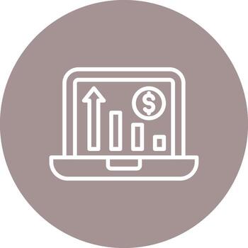 negocio crecimiento código establecido ui símbolo vector