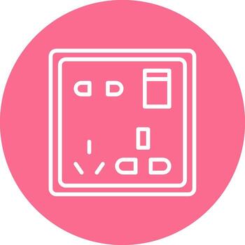 Socket Modular Based Form vector