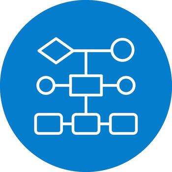 Flowchart Interactive User Interface Design vector