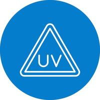 Uv Radiation Compact Flat Web Symbol vector