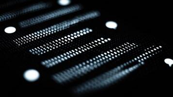 Typing Dots Appear on a Dark Chat Screen Interface, Capturing the Anticipation of Incoming Messages During Late-Night Conversations photo