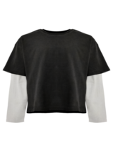 Double Layer Oversize Longsleeve Mockup png