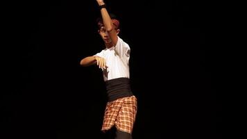 Dynamic Male Dancer on Stage video