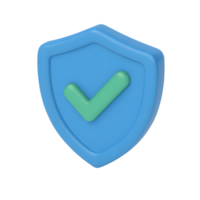 Shield with check mark symbolizing security and protection png