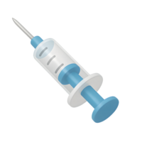 Syringe medical tool for injection and vaccination png