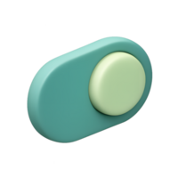 Abstract button with glowing effect png