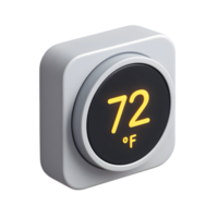 Thermostat Display Showing Temperature png