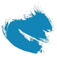 Blue Abstract Grunge Stain. Creative abstract paintbrush line with rough edges. Stain for backdrops. Freehand doodle line perfect for highlight text vector
