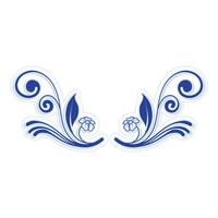 Wedding Floral Ornament with Decorative Swirls. Vintage flourish calligraphic corners and dividers in baroque style. Perfect for invitations, stationery, greeting cards, certificates borders, frames vector