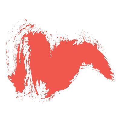 Hand Drawn Splash with Grunge Texture. Creative ink brush stroke. Creative abstract paintbrush line with rough edges. Stain for backdrops. Freehand doodle line perfect for highlight text