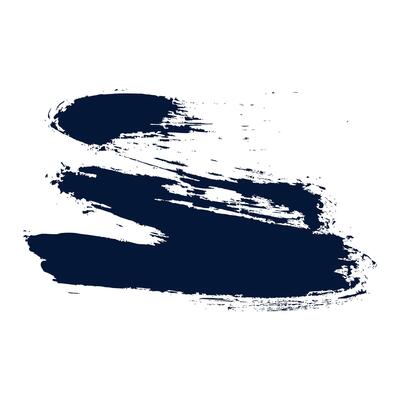 Hand Drawn Grunge Messy Ink Brush Stroke. Creative abstract paintbrush line with rough edges. Stain for backdrops. Freehand doodle line perfect for highlight text