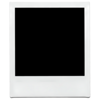 Simple white frame with transparent background, perfect for adding photos, memories, or designs to a variety of creative projects. png