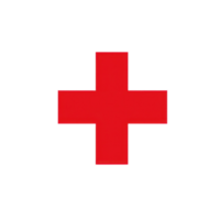 Red cross symbol representing health care and emergency assistance in isolated format for various uses png