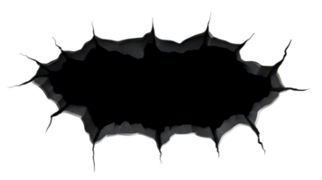 Creative black torn paper effect with edges for artistic design and backgrounds png