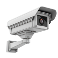 Security camera mounted on a wall for monitoring public areas and enhancing safety measures png