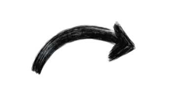 Bold black arrow pointing right displayed on a clean white background for clear visual guidance png