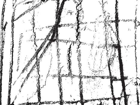 A drawing of a tree with branches and leaves vector