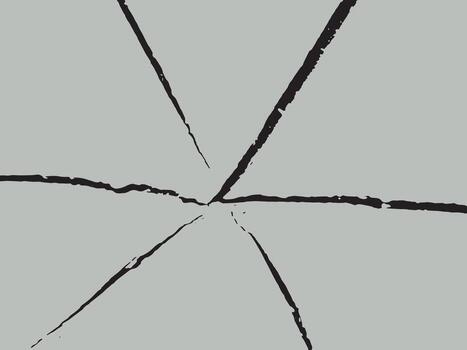 resumen negro líneas formando un Starburst modelo en un ligero gris antecedentes silueta vector