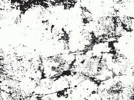 Abstract textured background with irregular black shapes and splatters on a white surface silhouette vector