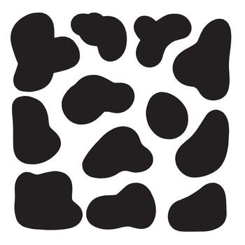 conjunto de cepillo trazos, varios formas colección de mano dibujado diferente gráfico elementos en blanco antecedentes. vector