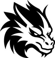 Premium Quality Dragon Design T-Shirt or Mug - Stunning Fantasy Art Gift - Ideal for Mythical Creature Enthusiasts Black and White illustration vector
