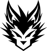 Premium Fox Icon Design - Black and White Graphic for T-Shirts, Mugs, and More - Quality Print Product vector