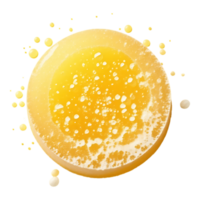 Glowing Sphere with Liquid Elements png