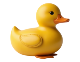 Charming 3D Cartoon Rubber Duck png