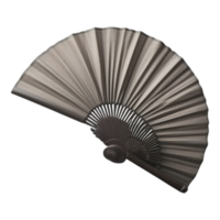 Elegant Folding Fan in Neutral Tones png