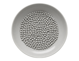 Plate of Spherical Objects png