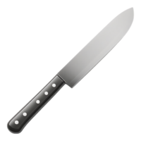 Chef's Knife Illustration with Transparent Background png