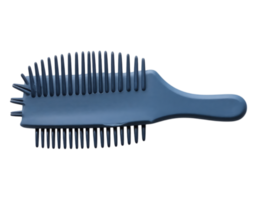 Blue Hairbrush DualSided Comb with Bristles and Handle for Styling png