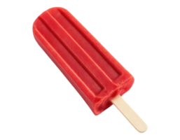 Red Popsicle on a Stick Refreshing Summer Treat png