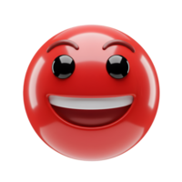 Red Smiley Face Happy Emoji png