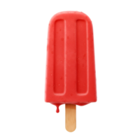 Red Popsicle Ice Cream Summer Frozen red, popsicle, ice, cream, summer png