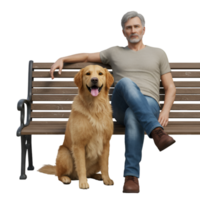 Brown wooden park bench with metal supports and frame png